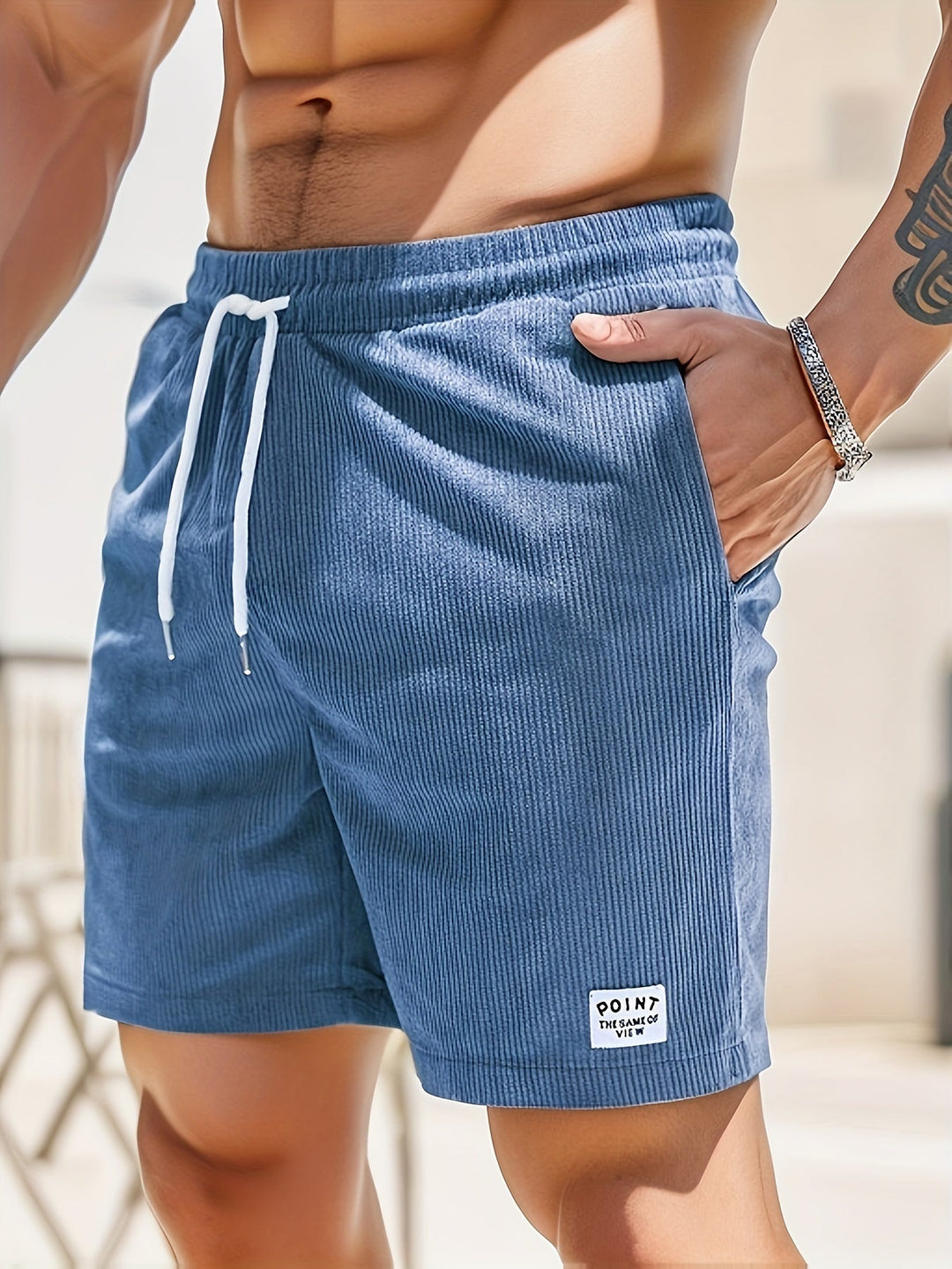 Steef | Rib Velvet Shorts