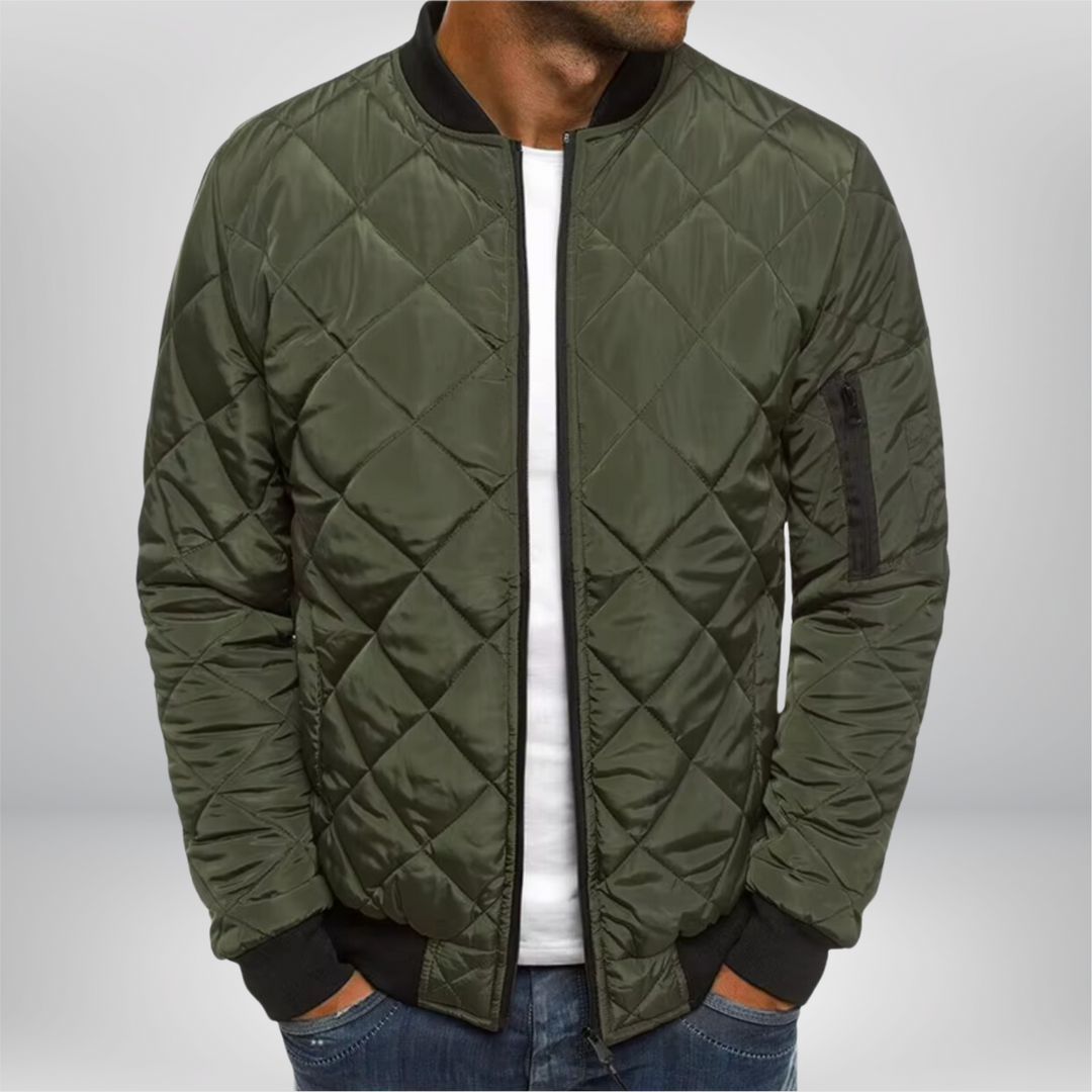 Padded bomber jacket