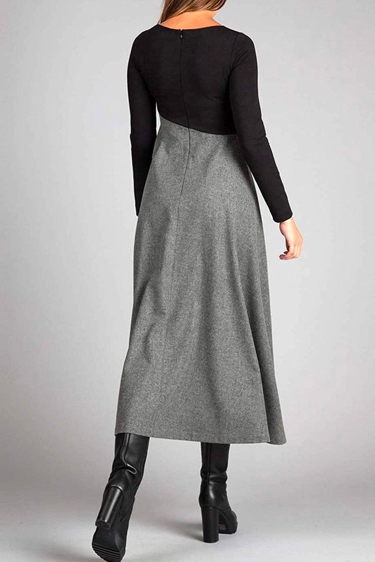 Vinoa | Maxi long-sleeved dress