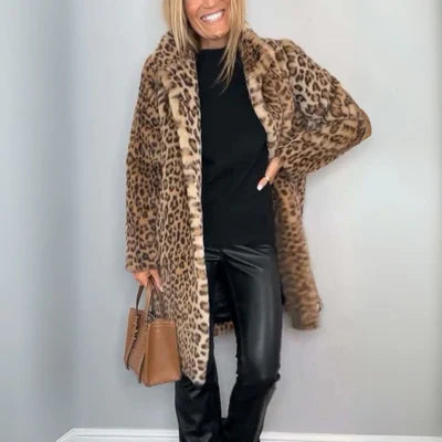 Amara - Leopard coat