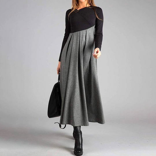 Vinoa | Maxi long-sleeved dress