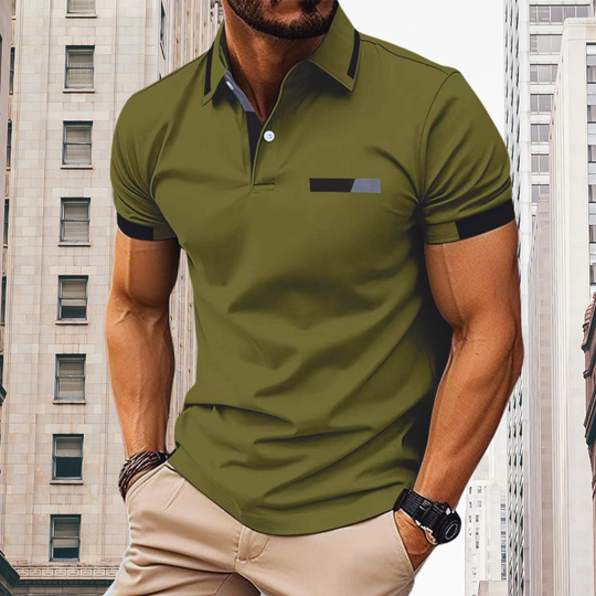 Thorsten™ - Elegant and sporty men's short-sleeved polo shirt