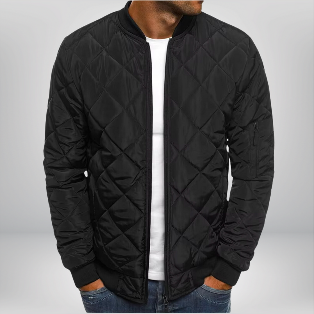 Padded bomber jacket