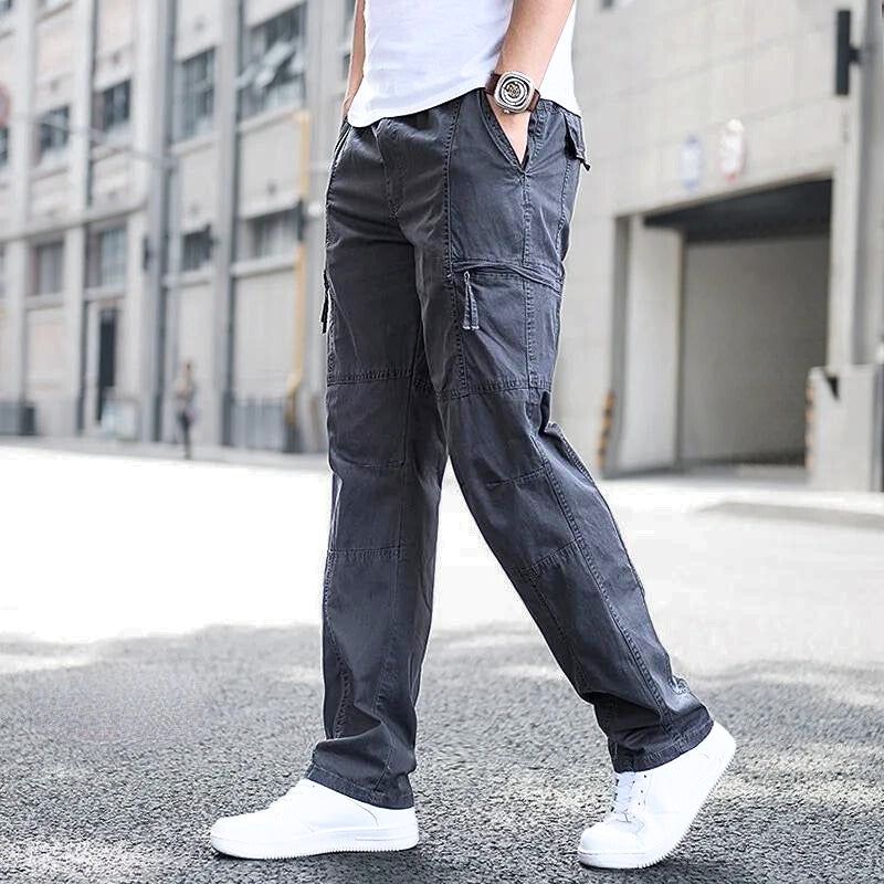 Darius Cotton cargo trousers