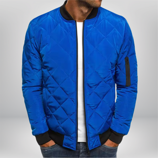 Padded bomber jacket