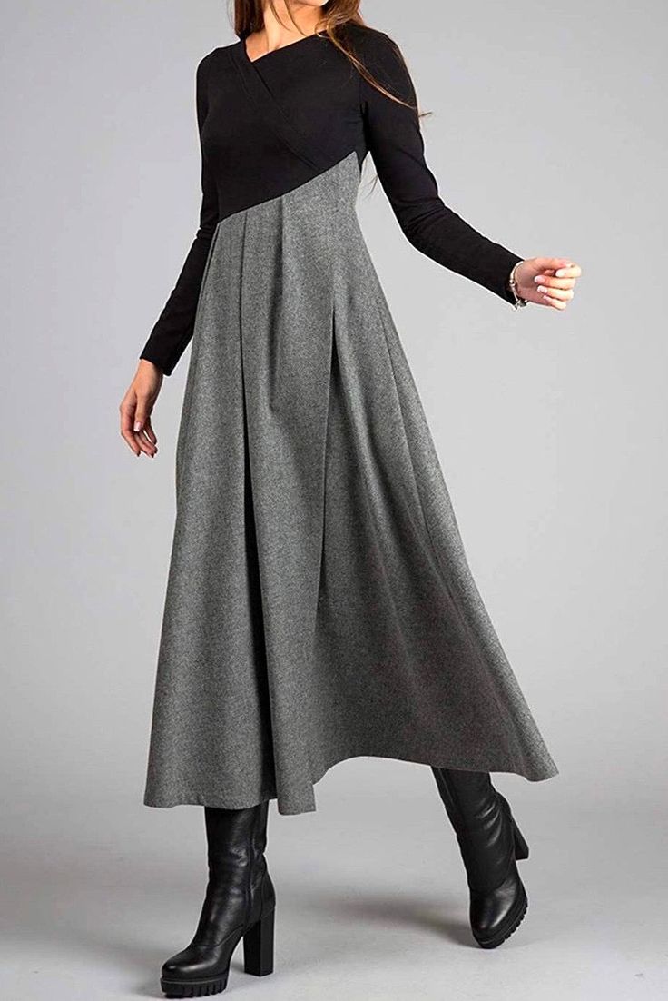 Vinoa | Maxi long-sleeved dress