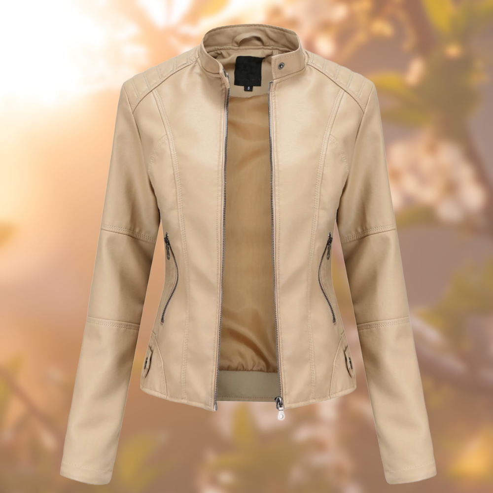 Gina Stylish leather jacket for women