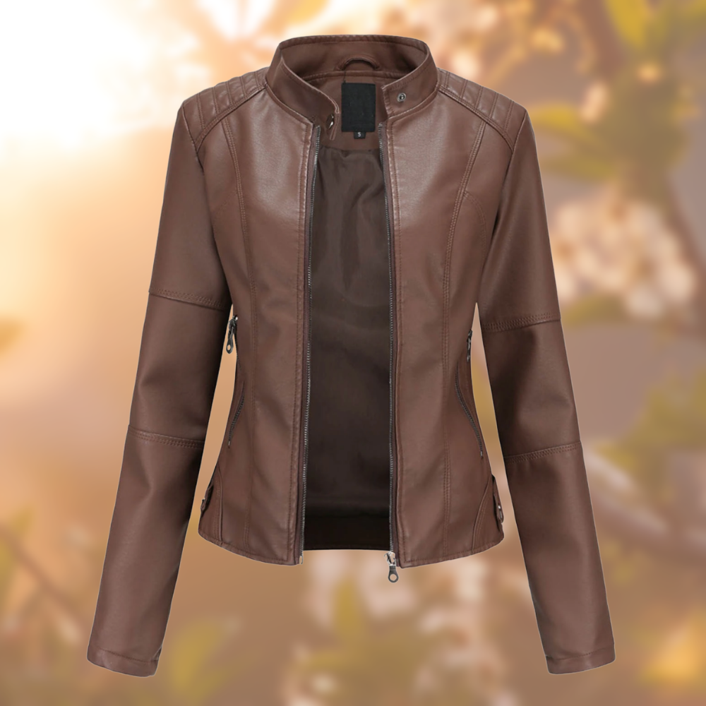 Gina Stylish leather jacket for women