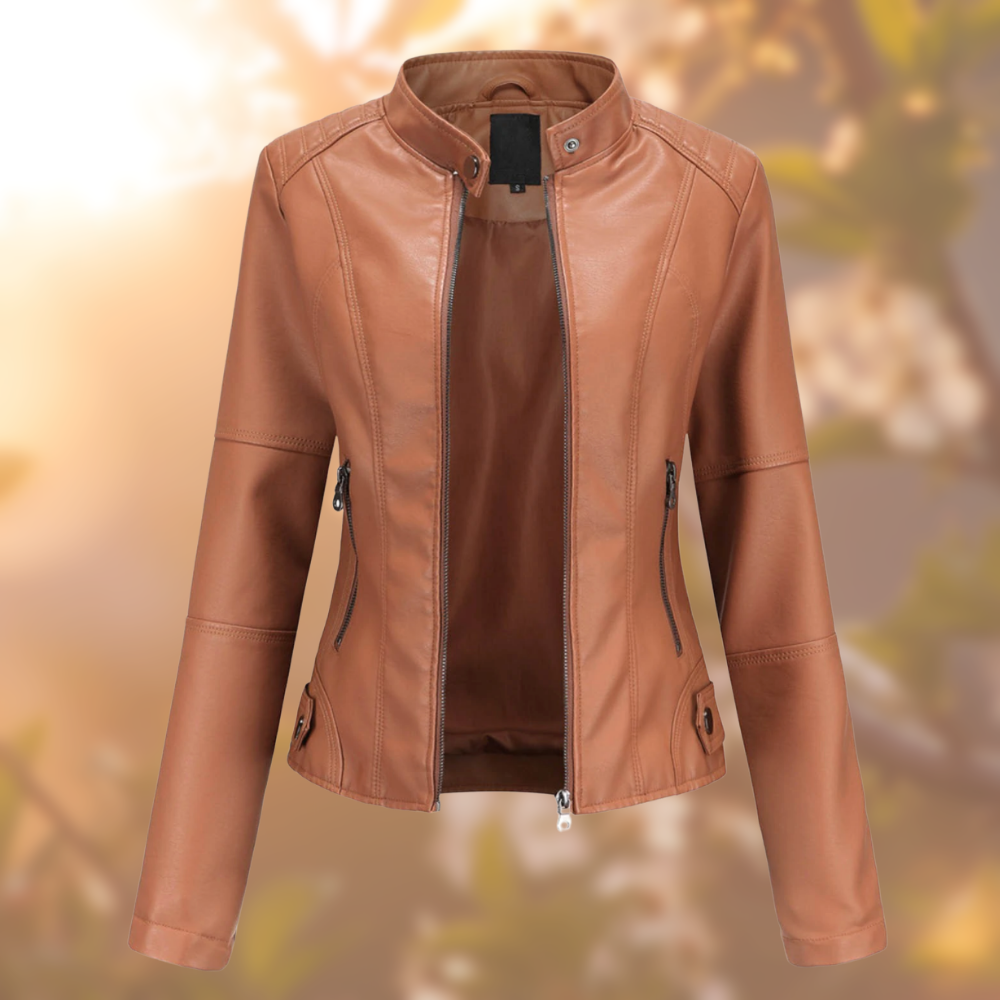 Gina Stylish leather jacket for women