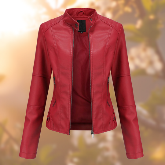 Gina Stylish leather jacket for women