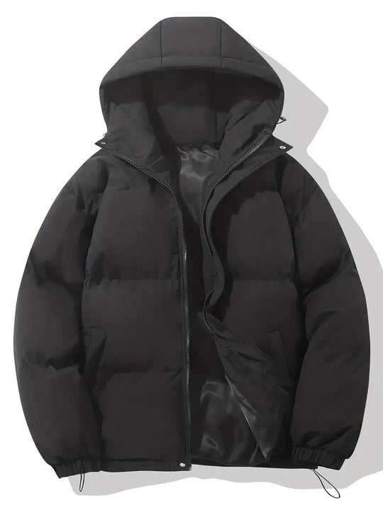 Anna - Lined women's winter coat with hood