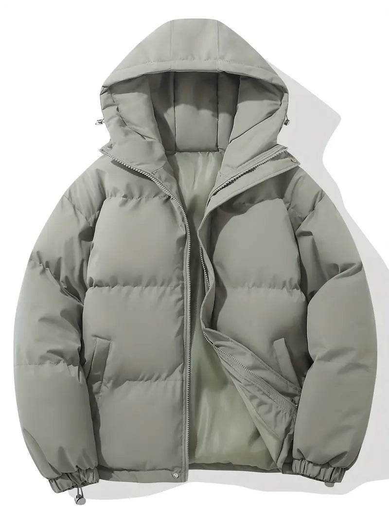 Anna - Lined women's winter coat with hood