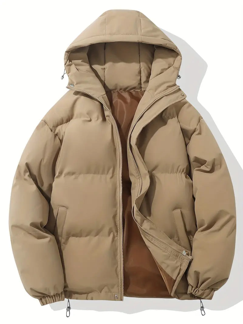 Anna - Lined women's winter coat with hood