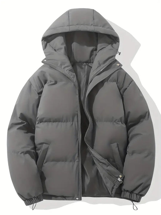 Anna - Lined women's winter coat with hood