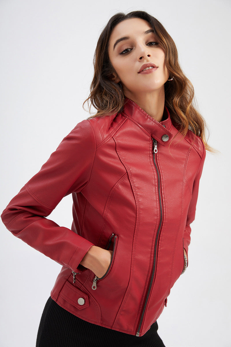 Gina Stylish leather jacket for women