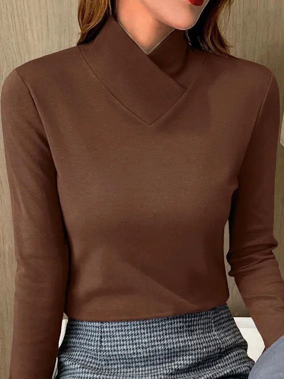 Lynn - Elegant turtleneck with high collar