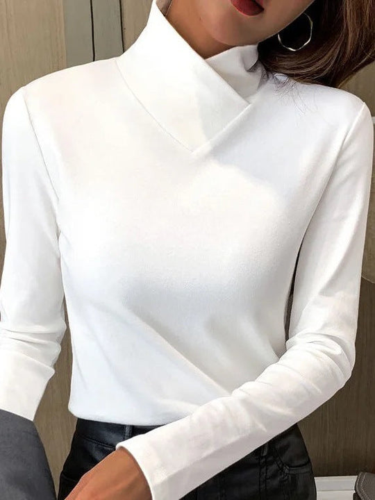 Lynn - Elegant turtleneck with high collar