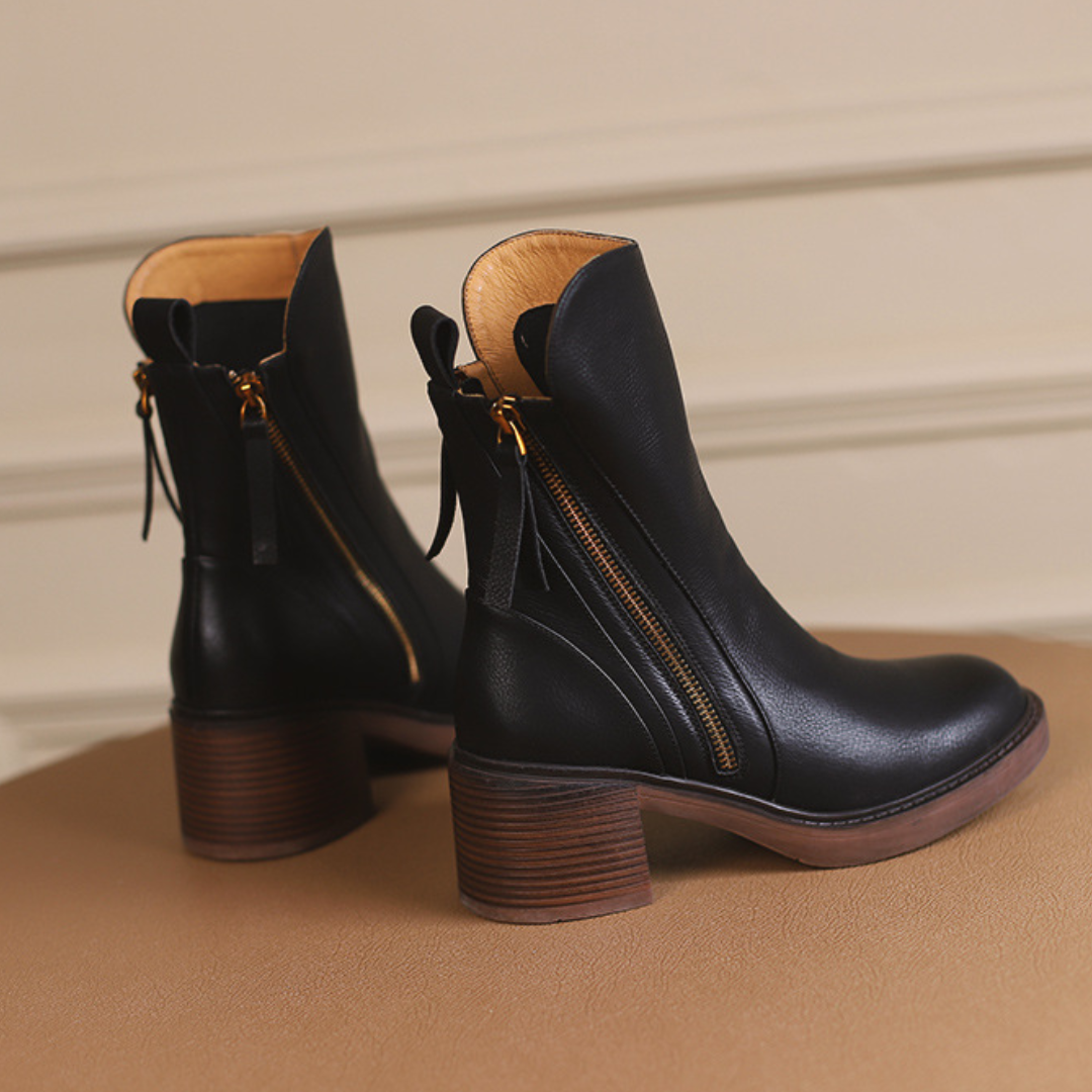 Grazia - Leather ankle boots