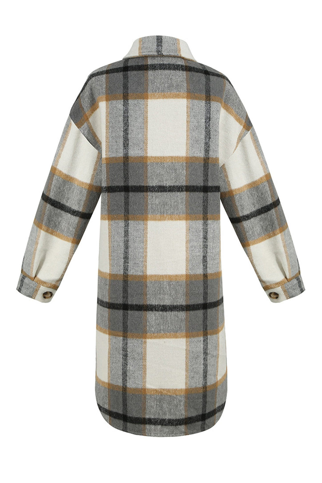 Checked autumn coat