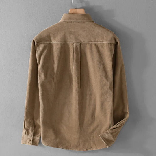 Soft cotton corduroy men's shirt