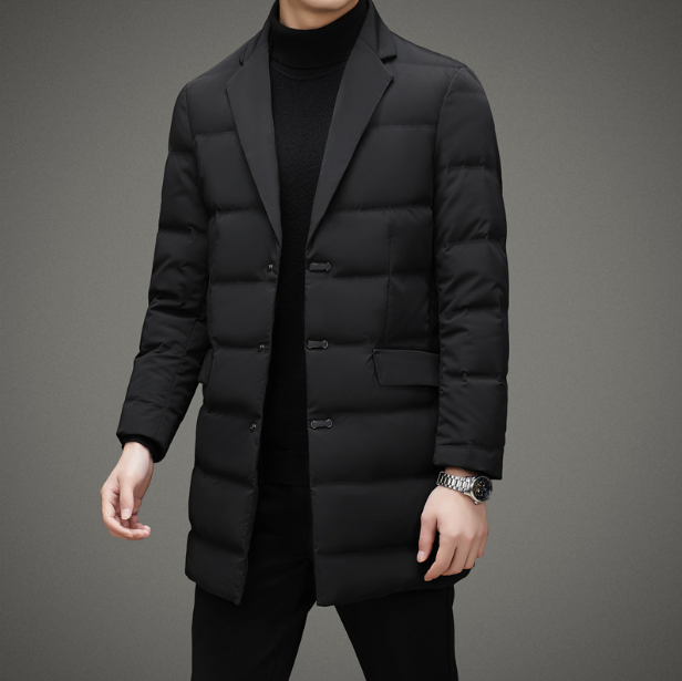 Fashionable, lined men's jacket