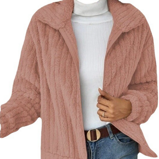 Felicia - Warm teddy cardigan