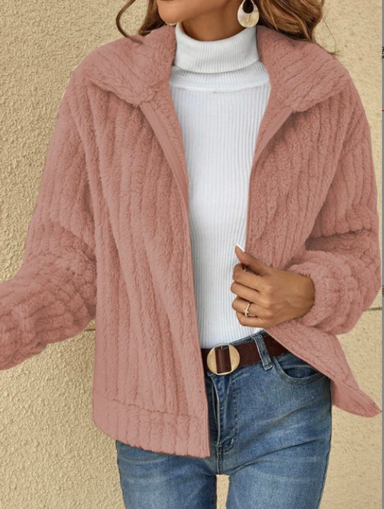 Felicia - Warm teddy cardigan