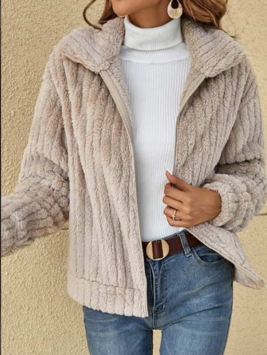 Felicia - Warm teddy cardigan