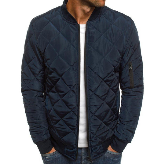 Padded bomber jacket