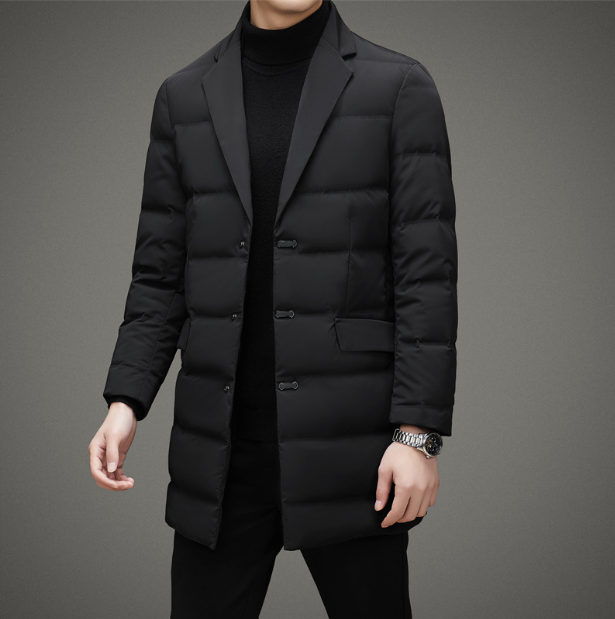 Fashionable, lined men's jacket