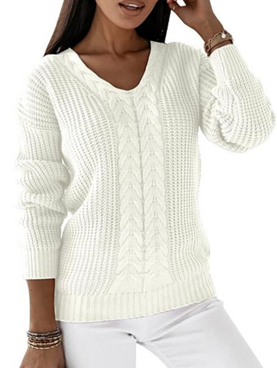 Elina - Classic Knit Sweater