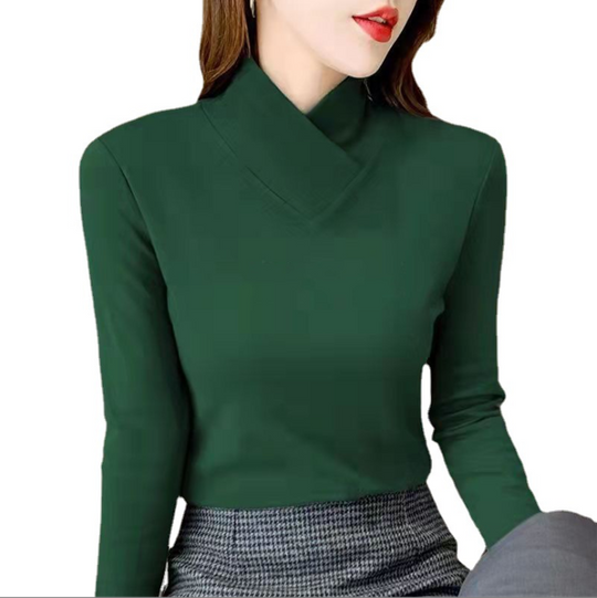 Lynn - Elegant turtleneck with high collar