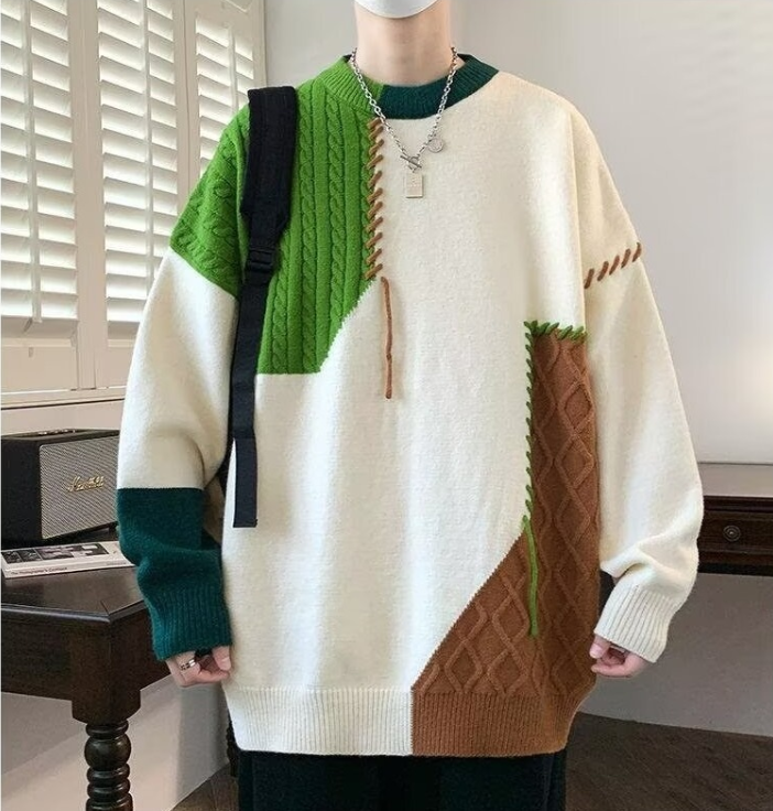 BRUNETTA PATCHWORK  PULLOVER