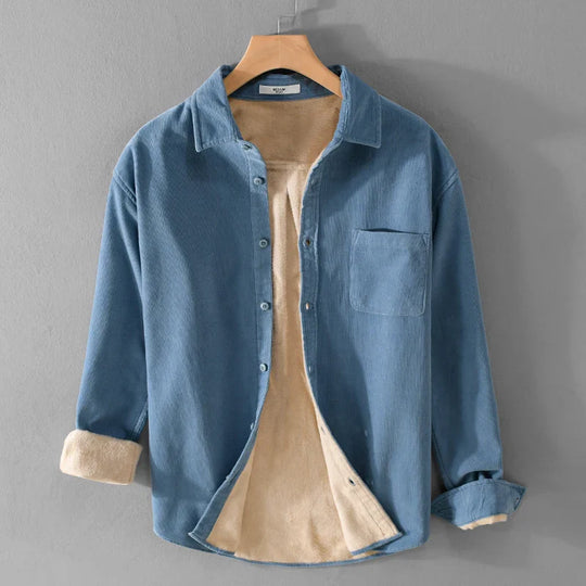 Soft cotton corduroy men's shirt