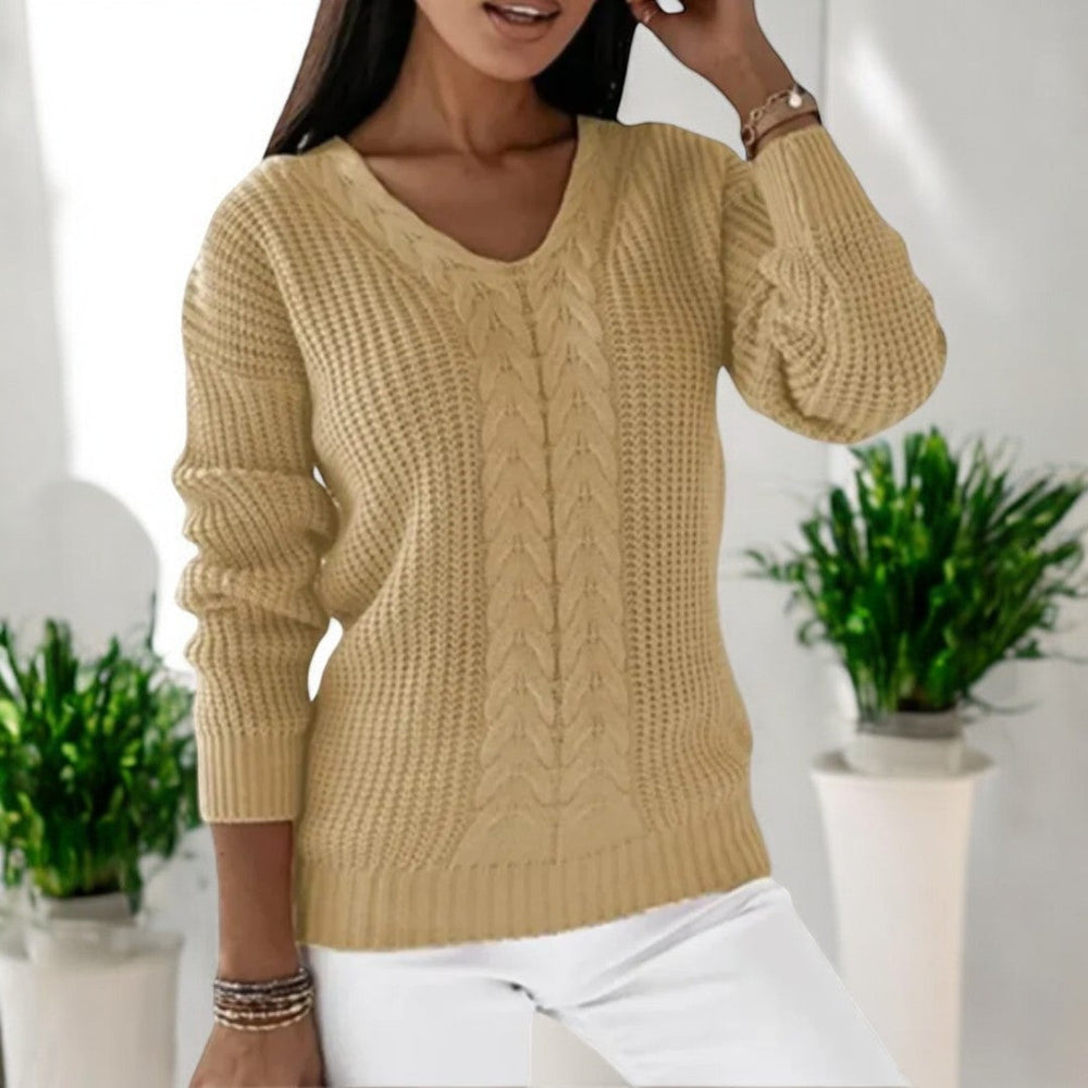 Elina - Classic Knit Sweater