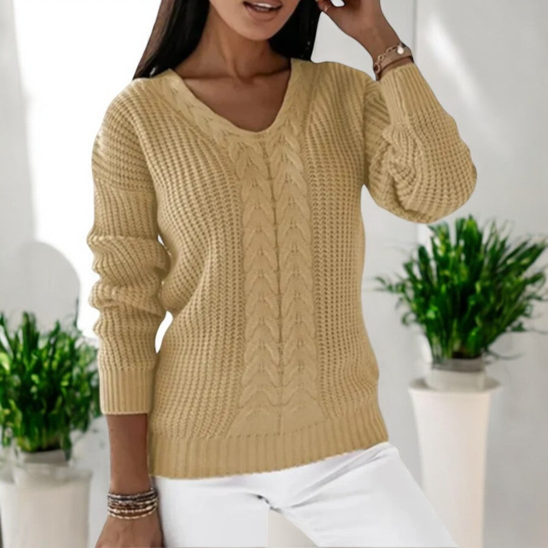 Elina - Classic Knit Sweater