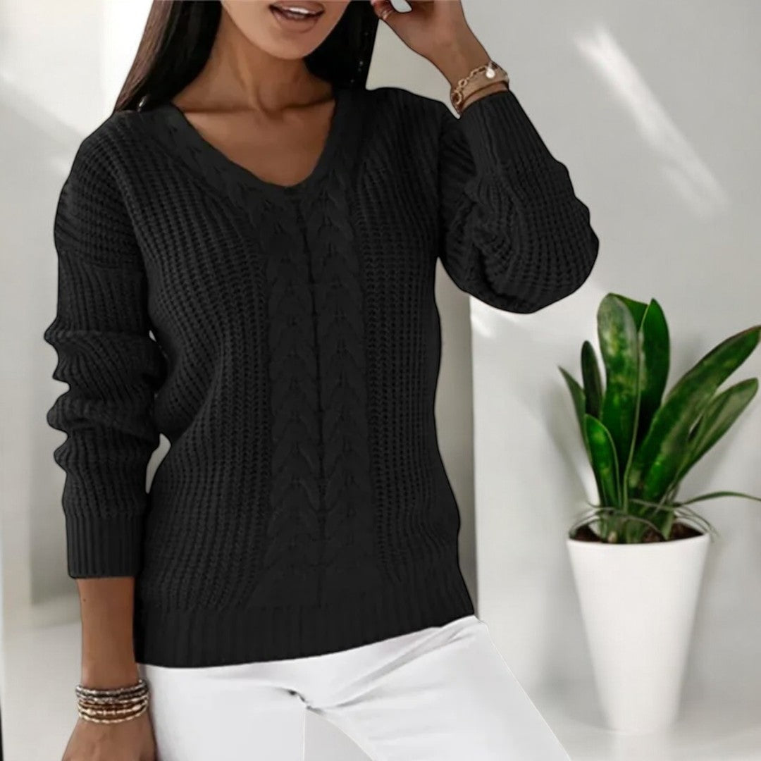 Elina - Classic Knit Sweater