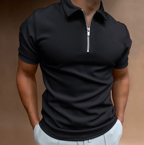 SANTIAGO ZIP-UP POLO