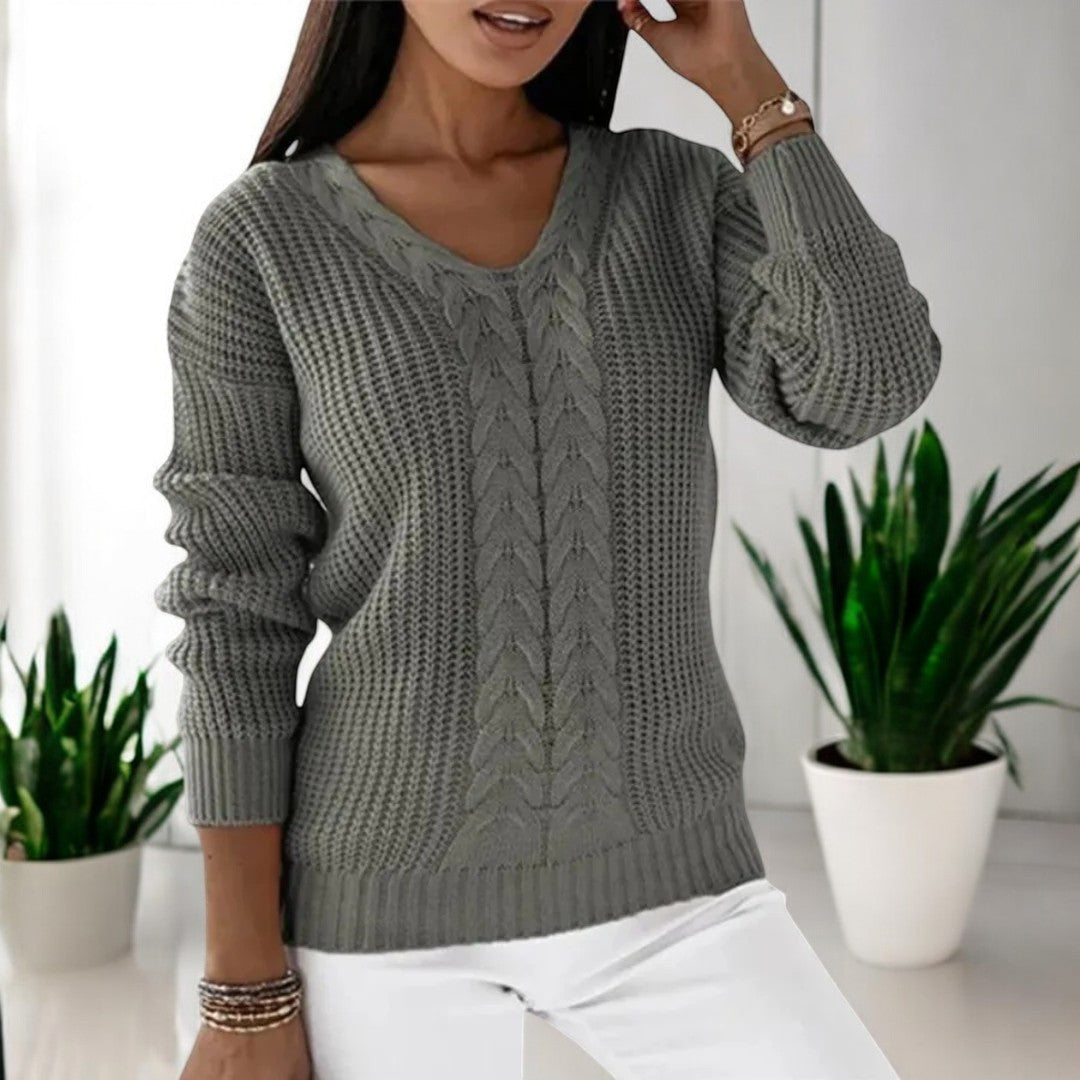 Elina - Classic Knit Sweater