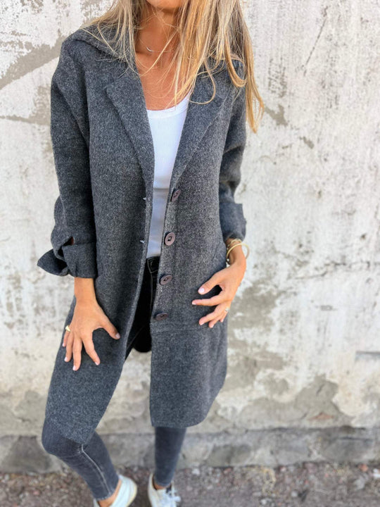 Anna casual long coat