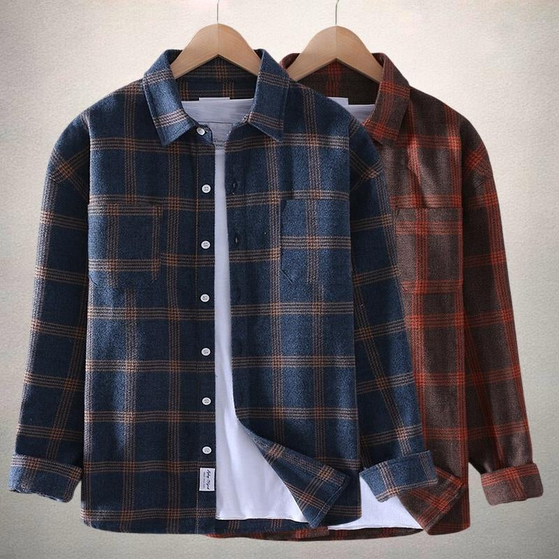 Classic men's shirt 1+1 Free