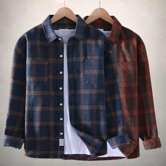 Classic men's shirt 1+1 Free