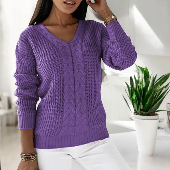 Elina - Classic Knit Sweater