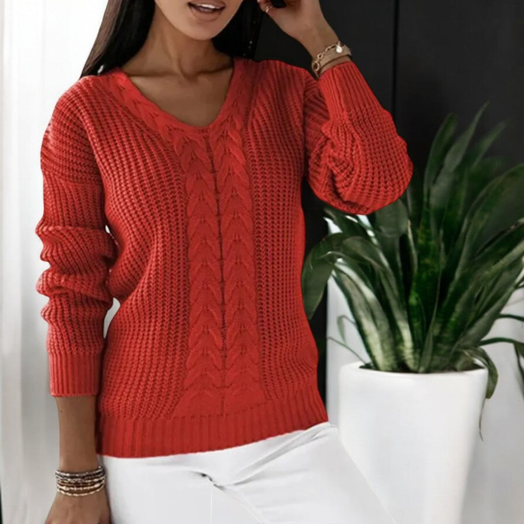 Elina - Classic Knit Sweater