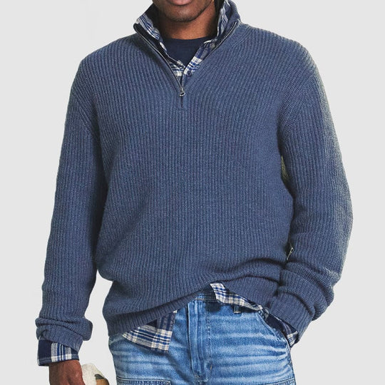 Arne™ | Wool Pullover with Zipper