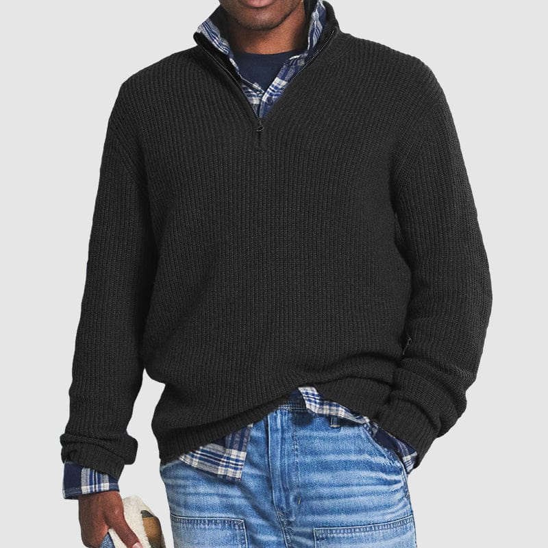 Arne™ | Wool Pullover with Zipper